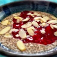 Chia Seed Porridge and Compote