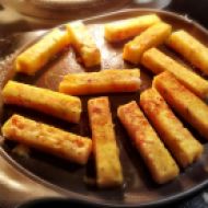 Frying Polenta Chips